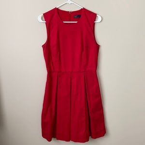 Gap Red Fit and Flare Dress